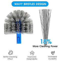 Extra corner brush for cleaning hard-to-reach areas