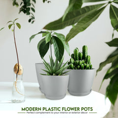 Extra Large Utopia Home plant pot with drainage system