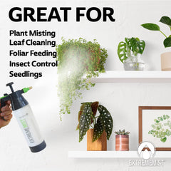EXTREMEMIST Plant Mister 20 oz showing adjustable brass nozzle