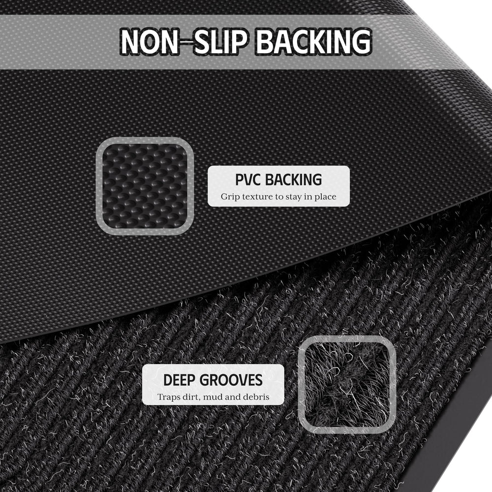 EZ2LIVE door mat on a patio