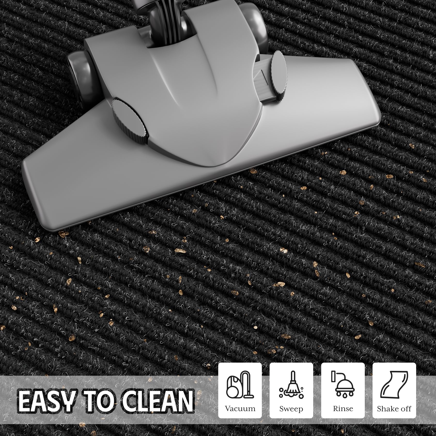 EZ2LIVE door mat showing deep groove design