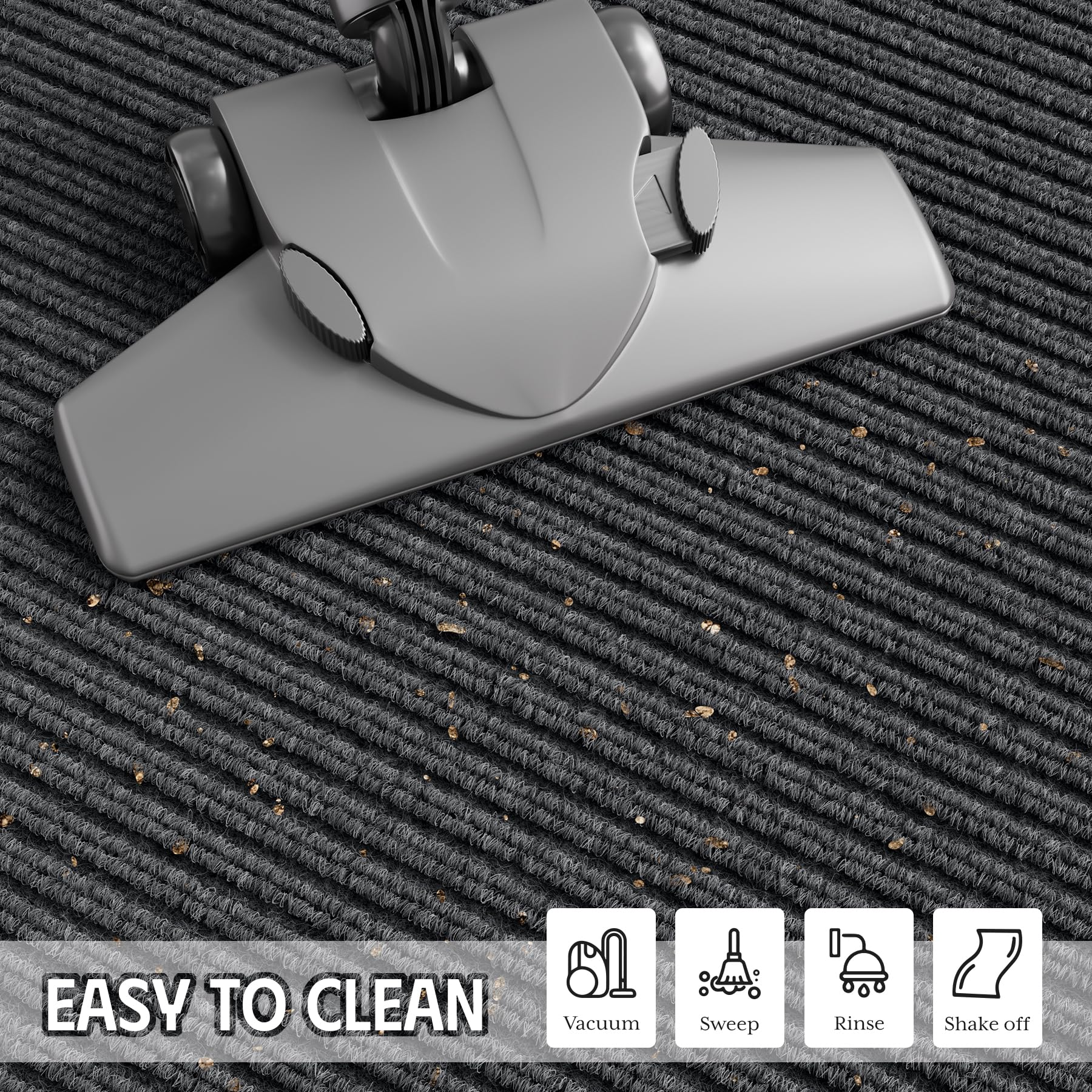 EZ2LIVE door mat showing non-slip features