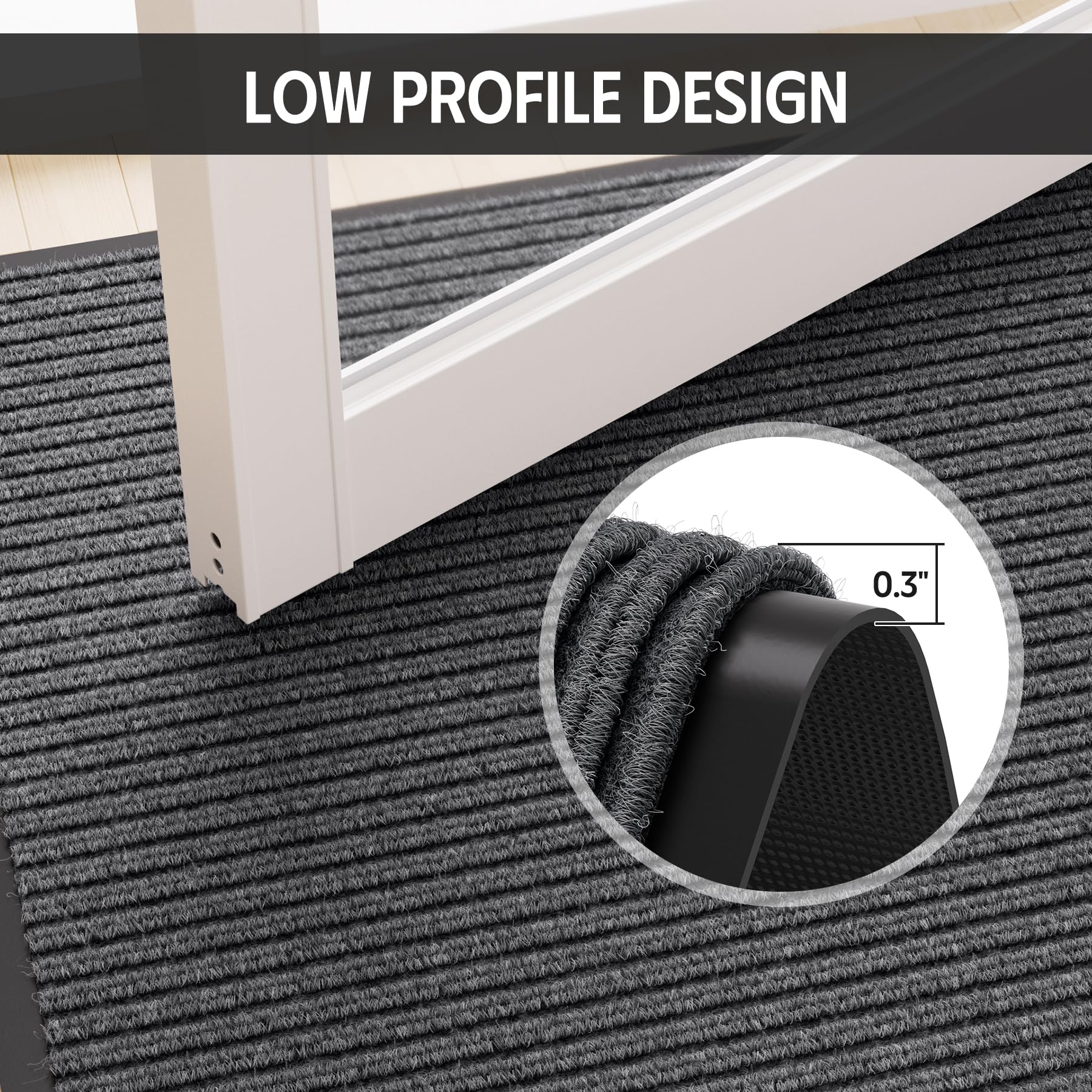 EZ2LIVE Doormat in use at a commercial entrance
