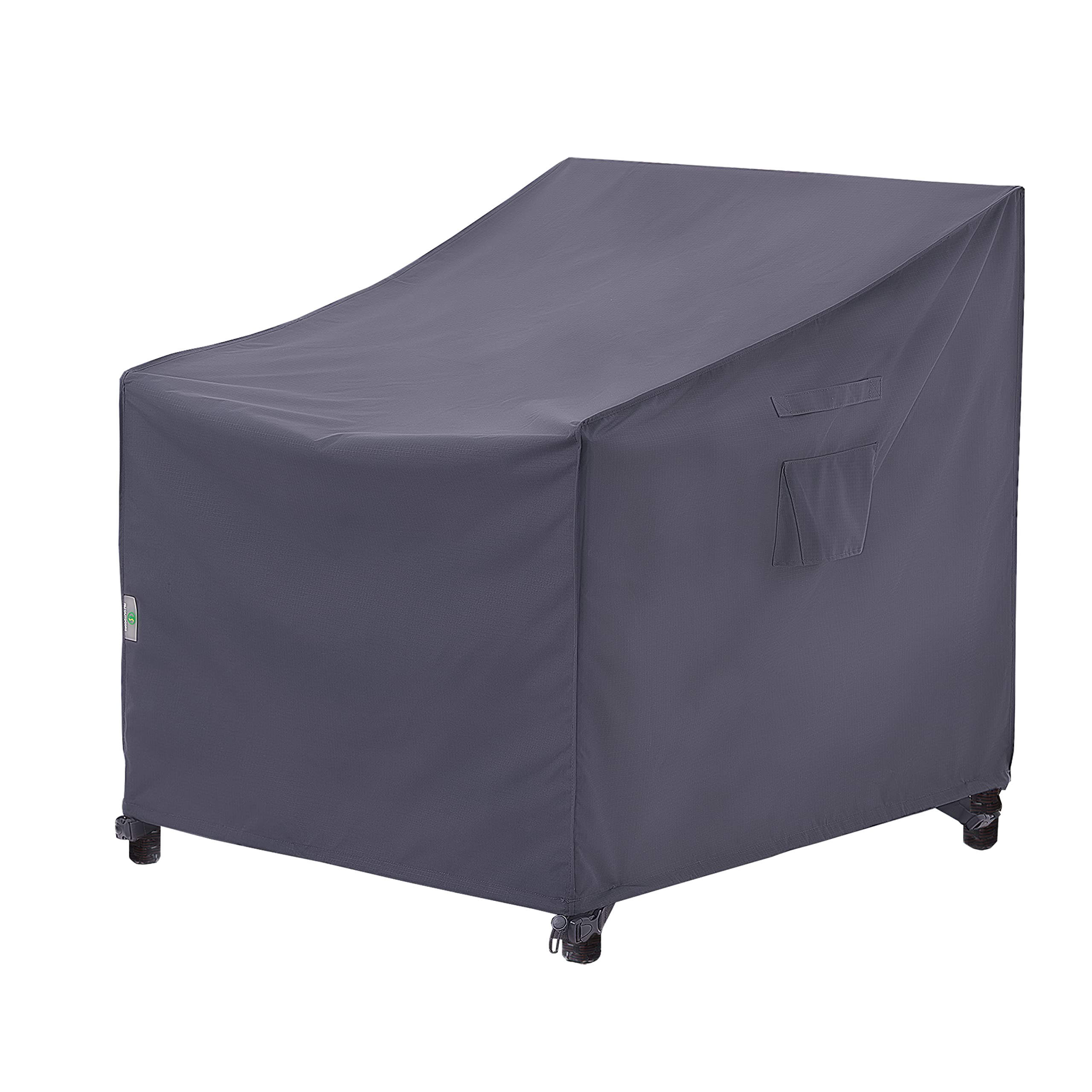 F&J Outdoors Grey Patio Chair Cover front view