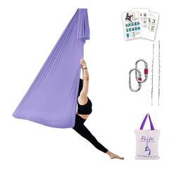 F.Life Aerial Yoga Hammock 5.5 yards in lavender colour