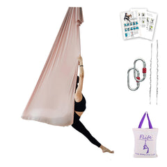 F.Life Aerial Yoga Hammock 5.5 yards in nude colour