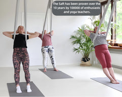 F.Life Aerial Yoga Hammock 5.5 yards with nylon daisy chains
