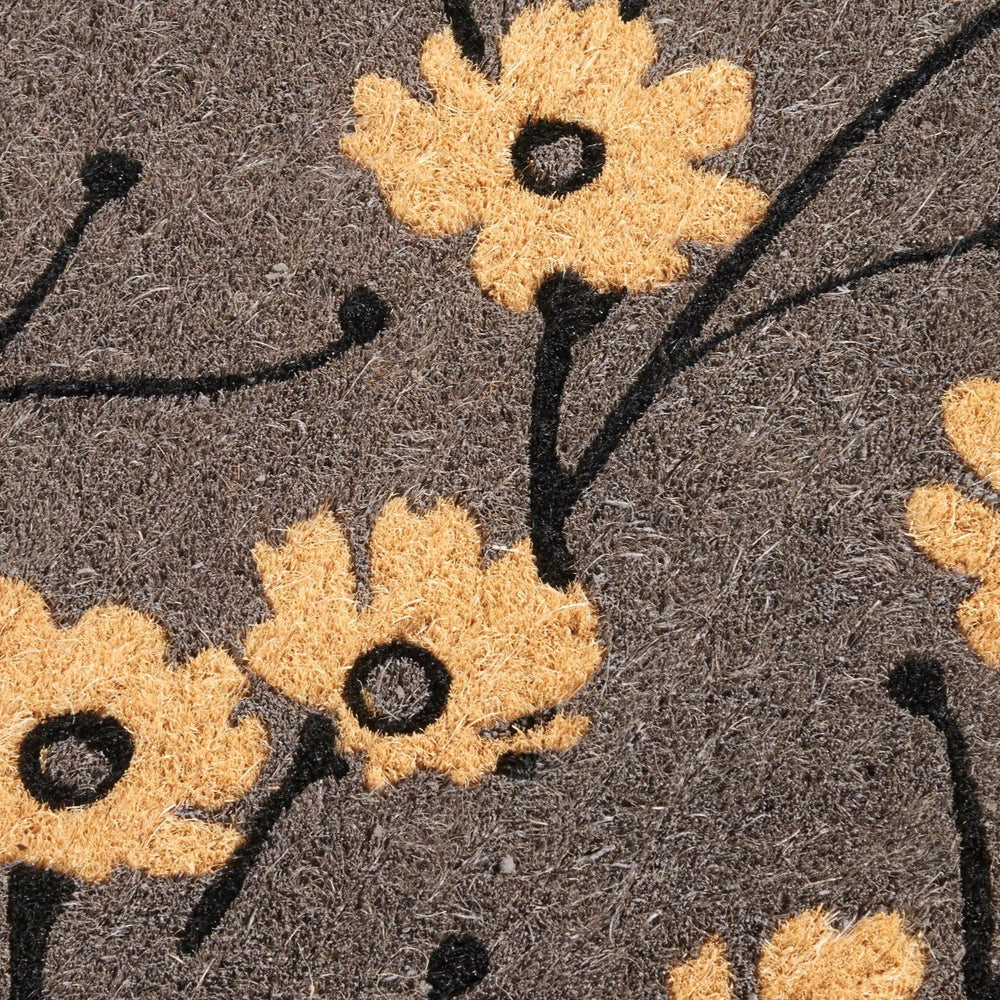 FAB HAB Floral Extra Thick Doormat showing unique design