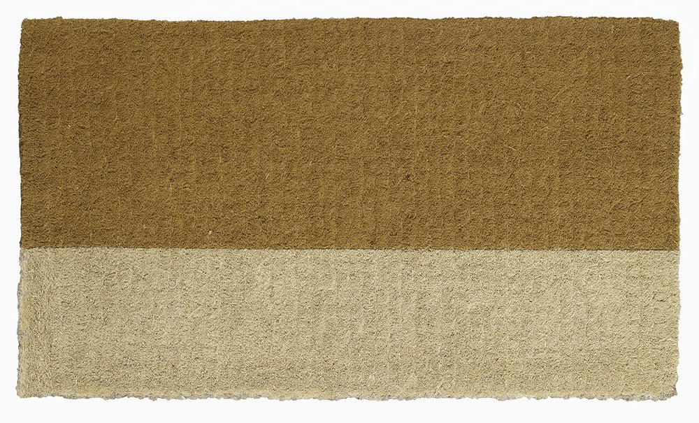 FAB HAB Modern Neutral Doormat close-up of handwoven texture