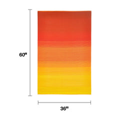 FAB HAB Outdoor Rug Big Sur - Sunset side view