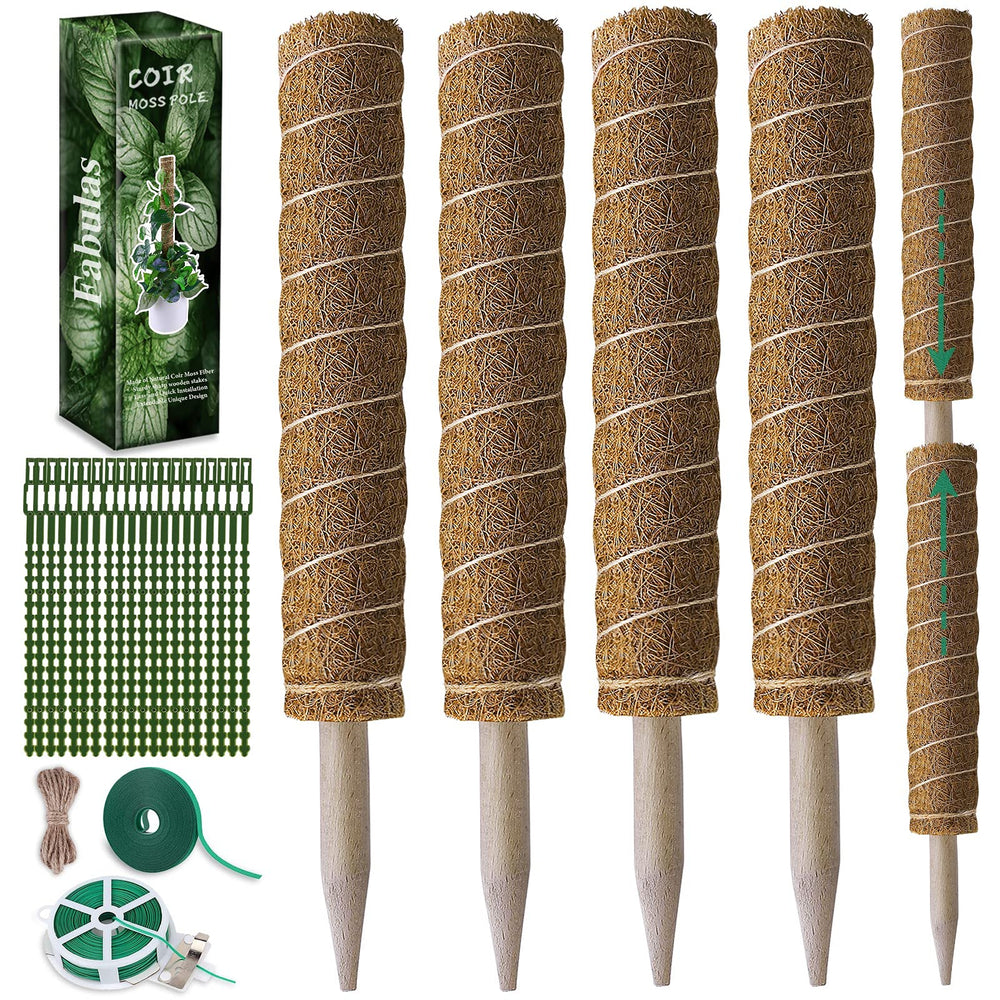 Fabulas Moss Pole 16 inch plant support front view