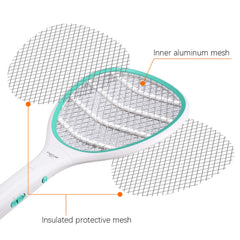 Faicuk Bug Zapper Racket close-up of safety mesh