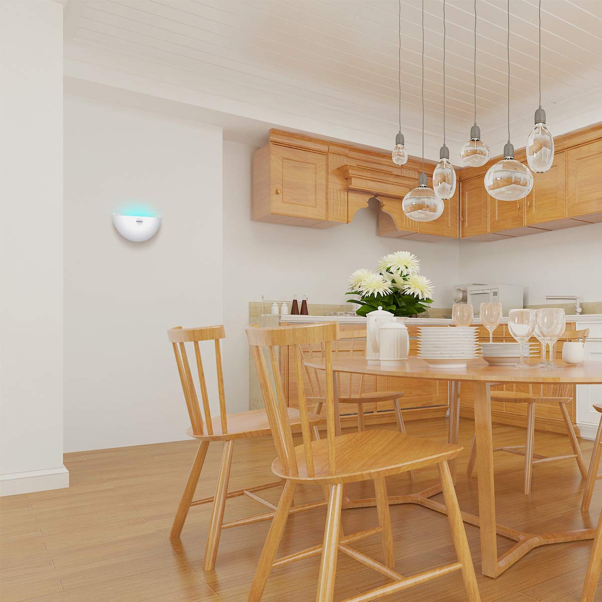 Faicuk Fly Light Trap installed on a wall