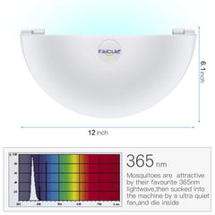 Faicuk Fly Light Trap with sticky boards