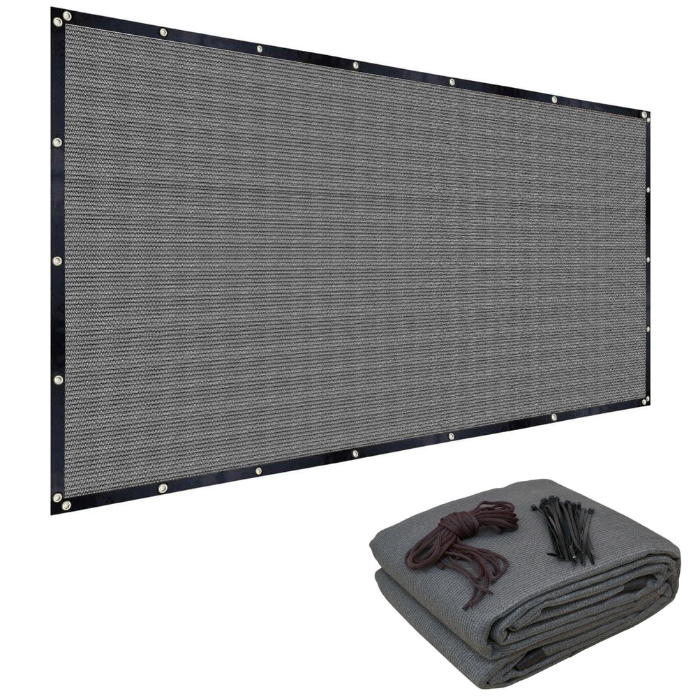FAIR WIND 90% Sun Shade Cloth 8' X 12' in gray