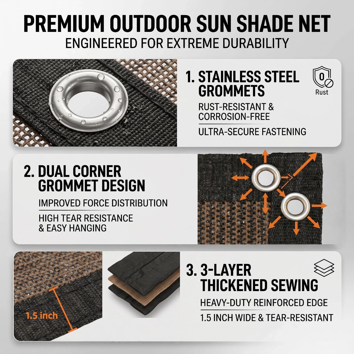 FAIR WIND Shade Cloth in a backyard setting