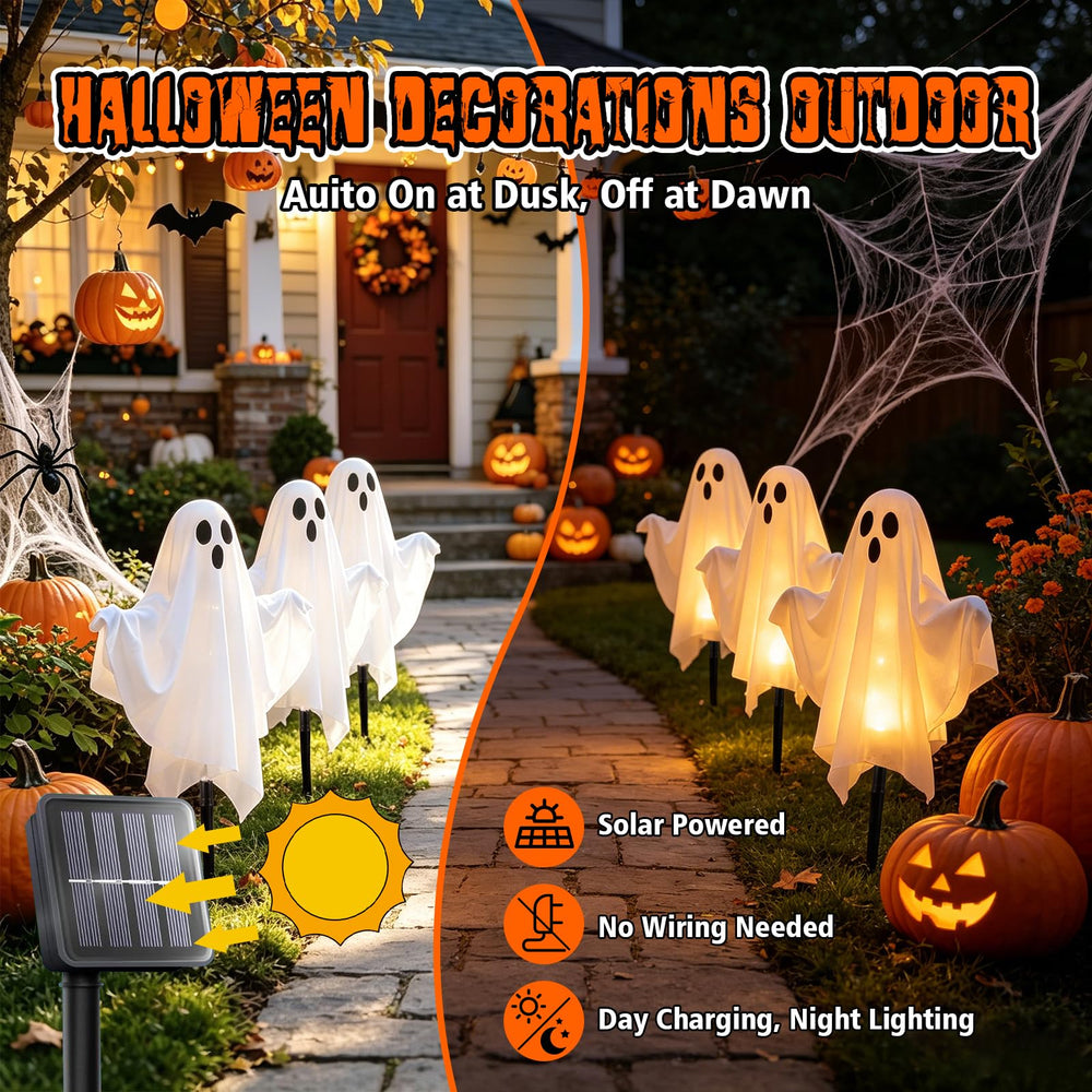 FairyGlim ghost lights illuminating a pathway