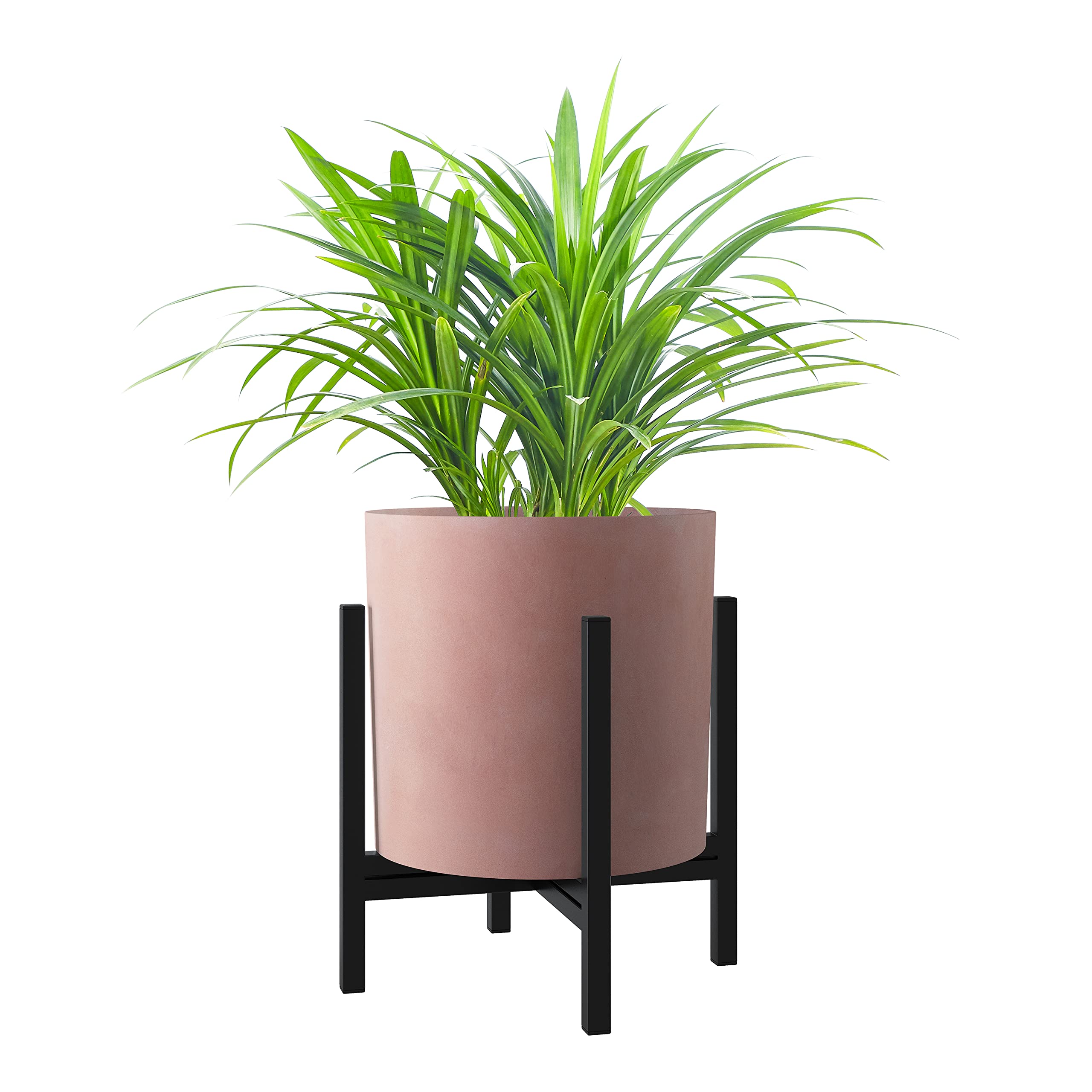 FaithLand 8 Inch Fiberstone Planter on a balcony