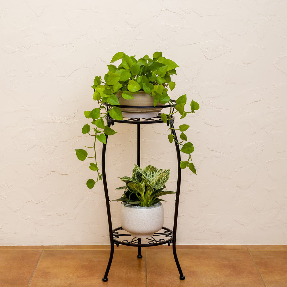 FaithLand plant stand in a living room setting
