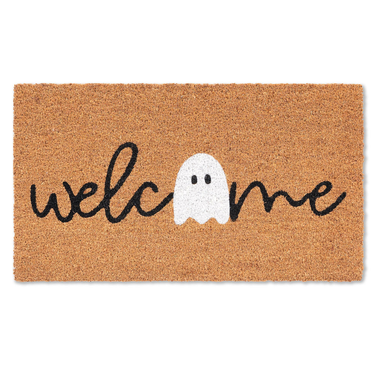 Fallovea Halloween Ghost Welcome Doormat front view
