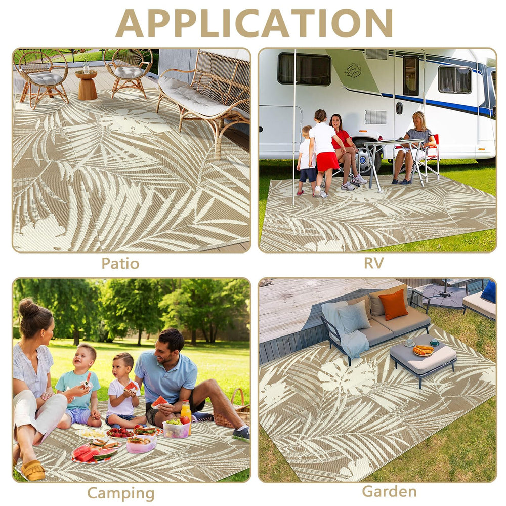 famibay Outdoor Rug 6x9 in outdoor setting