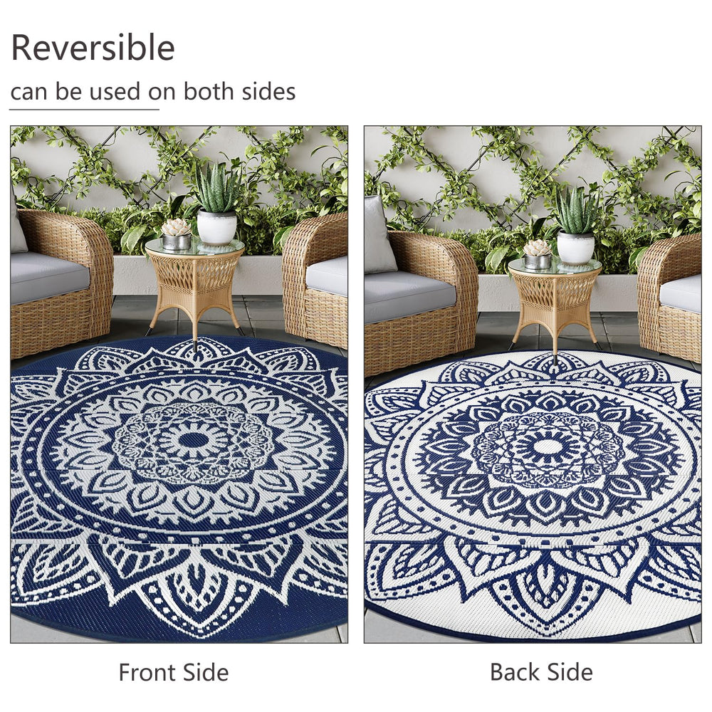 famibay outdoor rug in outdoor setting