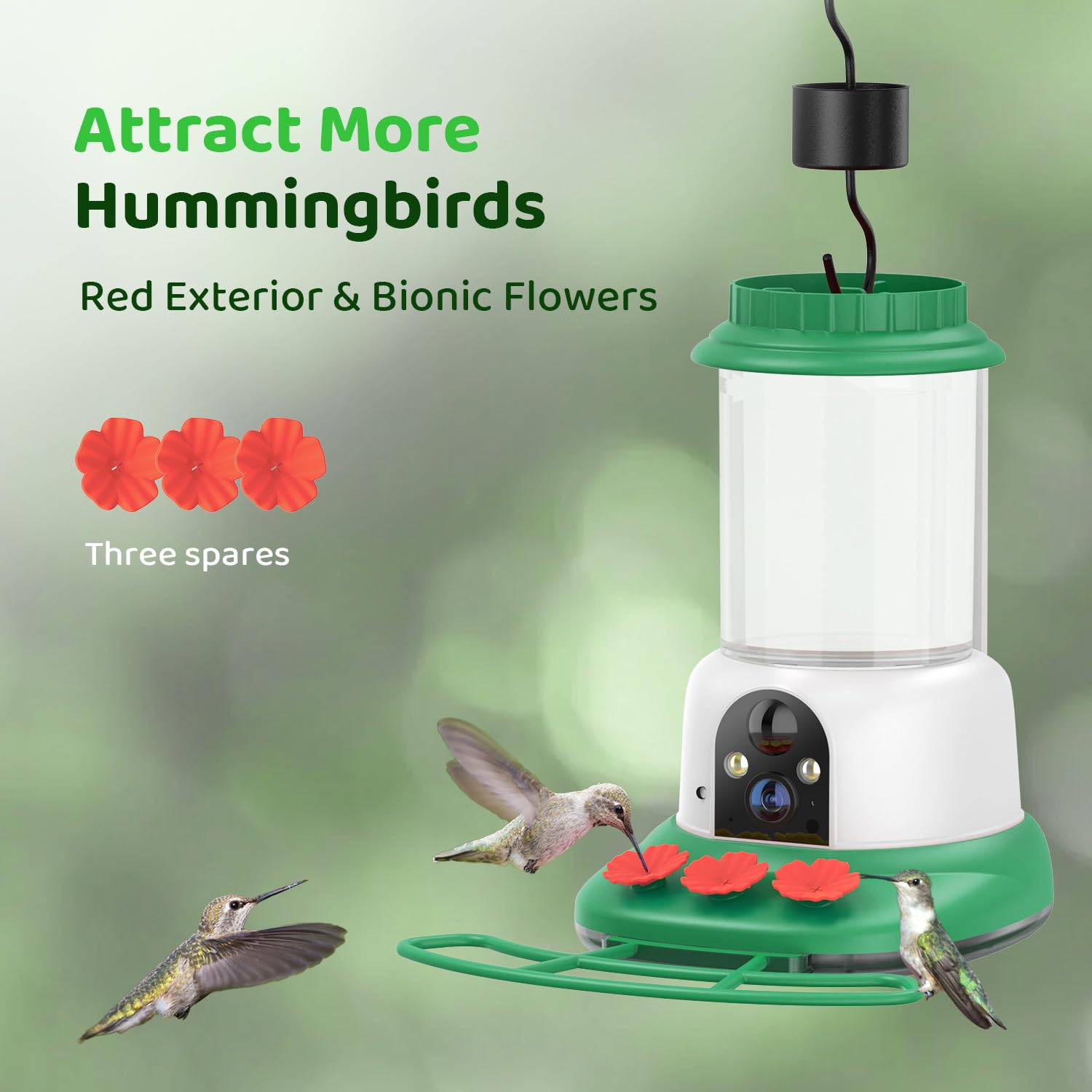 Family enjoying birdwatching with SEHMUA feeder