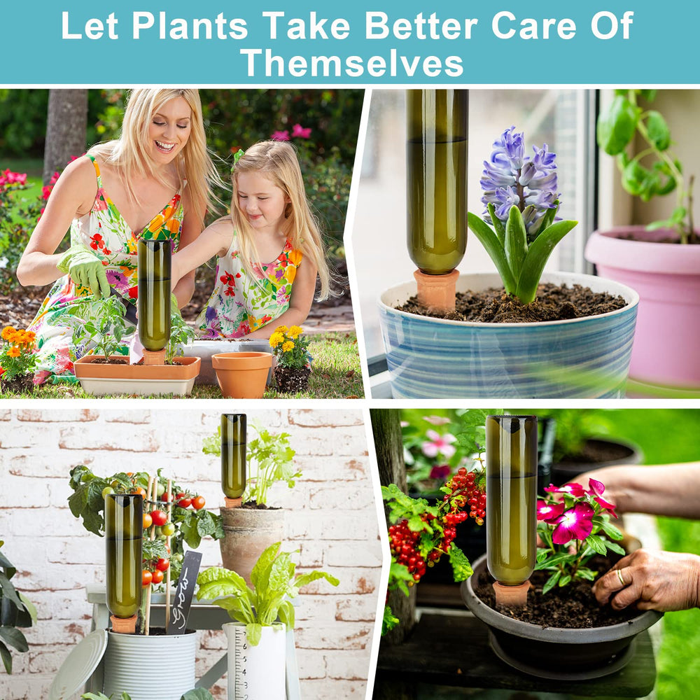FAMILY Plant Watering Stakes packaging and instructions