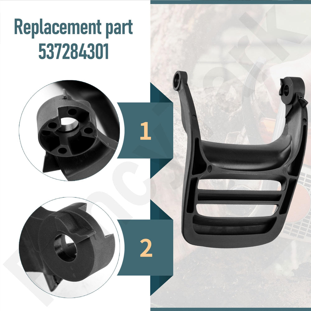 FancyTark Chainsaw Chain Brake Handle installation example