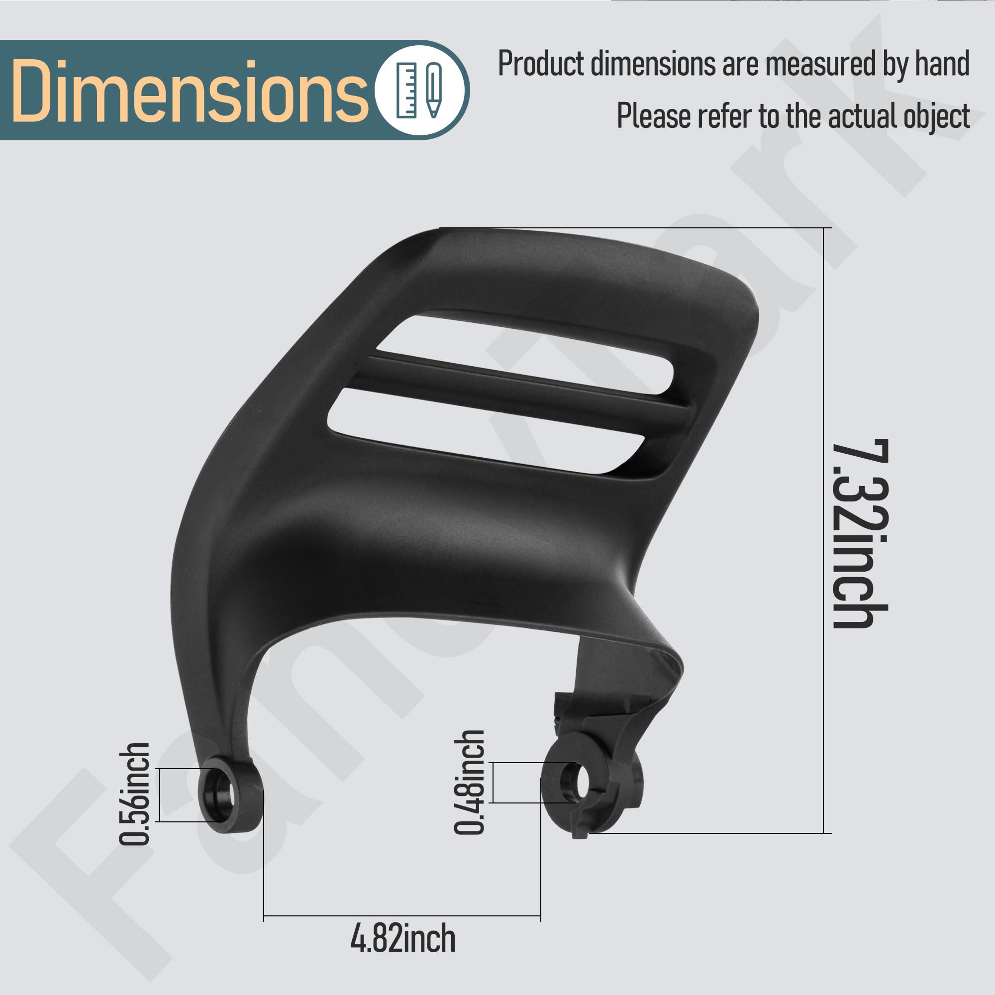FancyTark Chainsaw Chain Brake Handle side profile