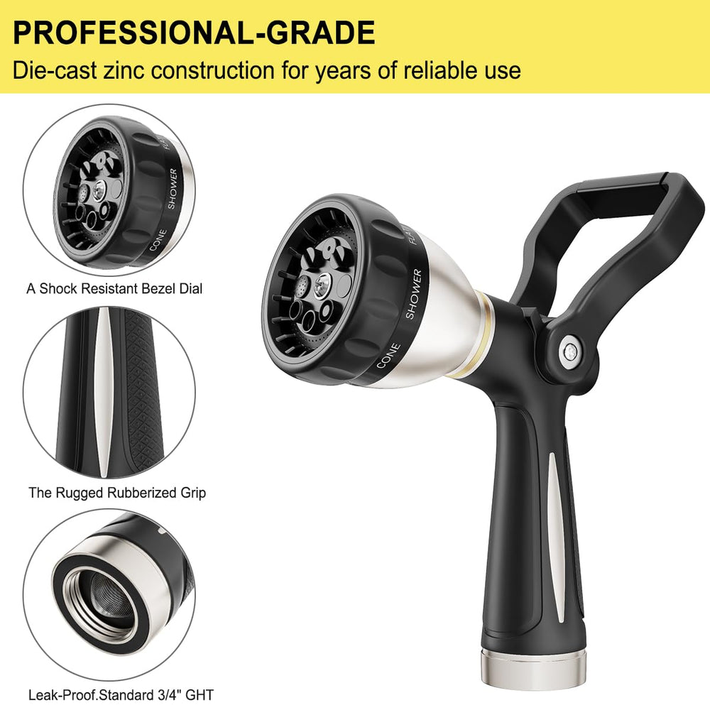 FANHAO garden hose nozzle in action watering plants