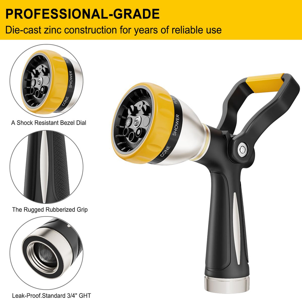 FANHAO hose nozzle attached to a garden hose