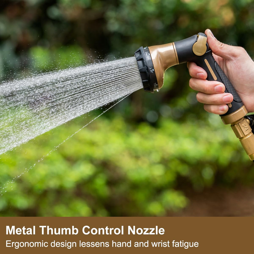 FANHAO hose nozzle showing easy thumb control
