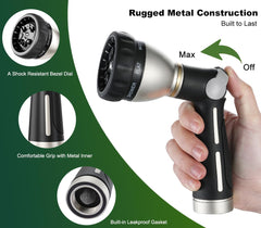 FANHAO Hose Nozzle with ergonomic rubber handle