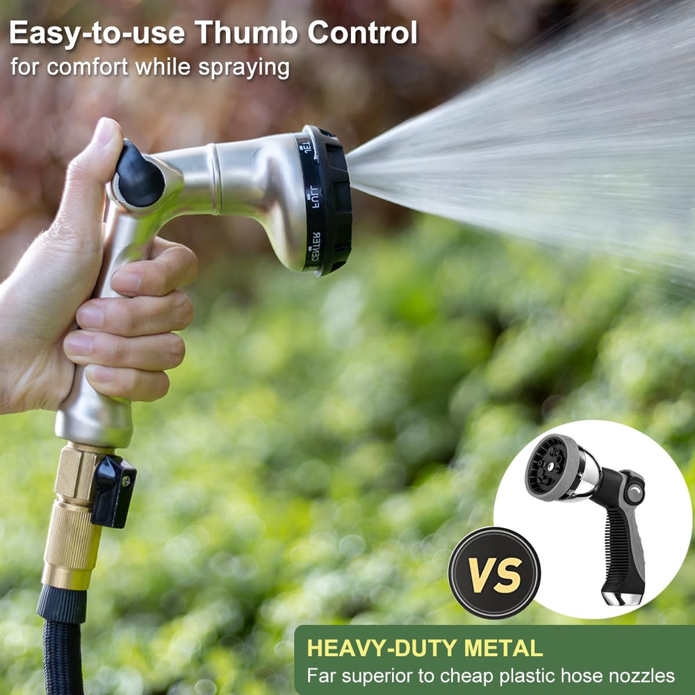 FANHAO metal hose nozzle with spare washers included