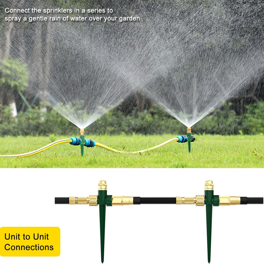 FANHAO Metal Lawn Sprinkler with hose connection