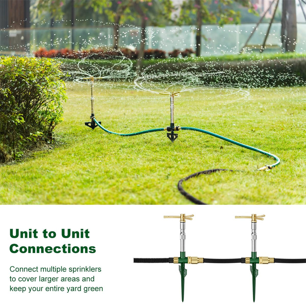 FANHAO sprinkler demonstrating adjustable height