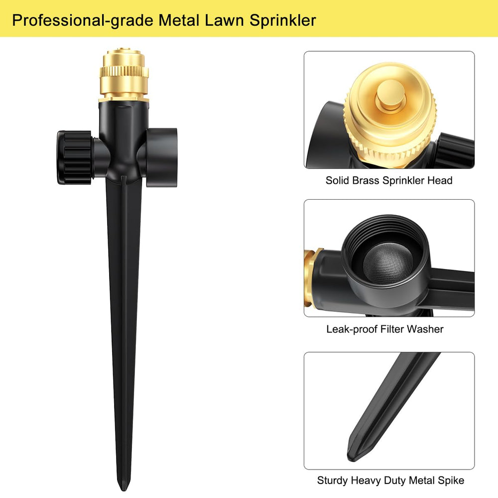 FANHAO sprinkler system connected to garden hose
