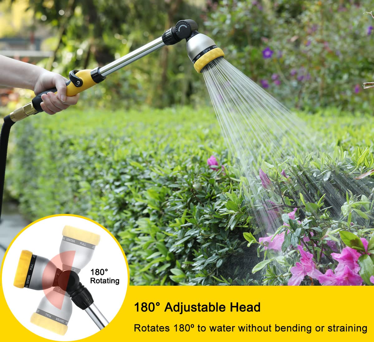 FANHAO watering wand alongside additional O-ring rubber seals