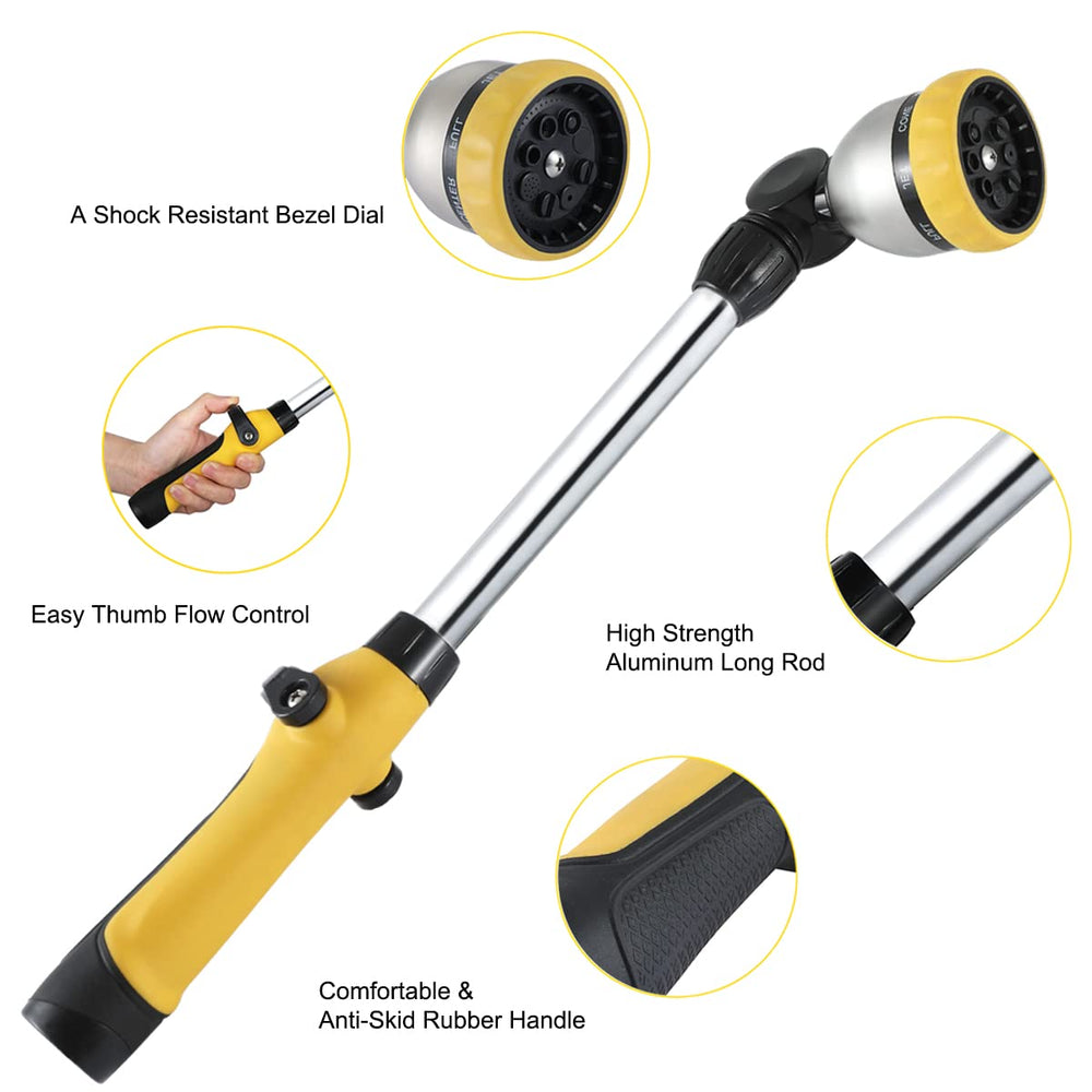 FANHAO watering wand with ergonomic grip and thumb control