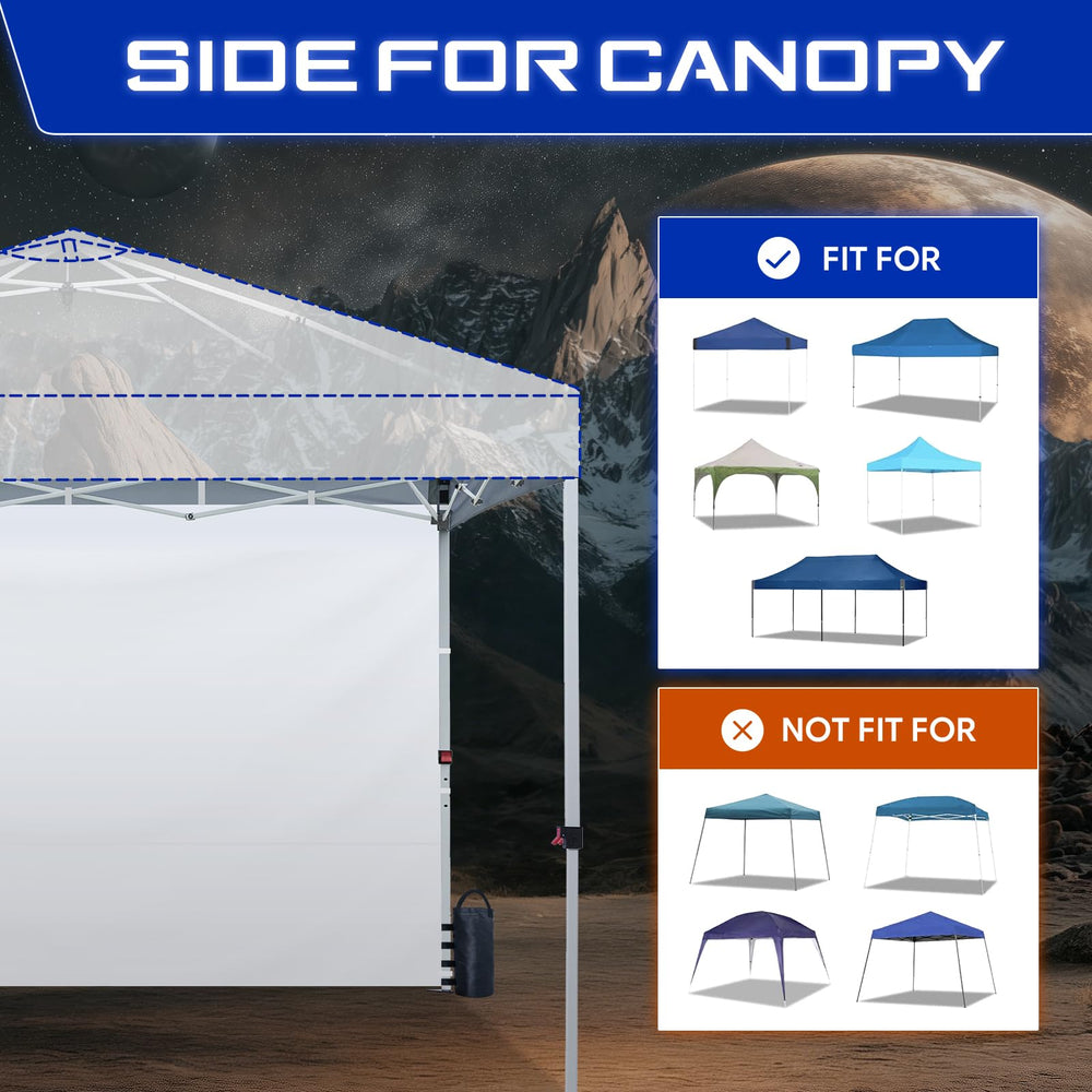 FANPAT sidewalls showing waterproof material
