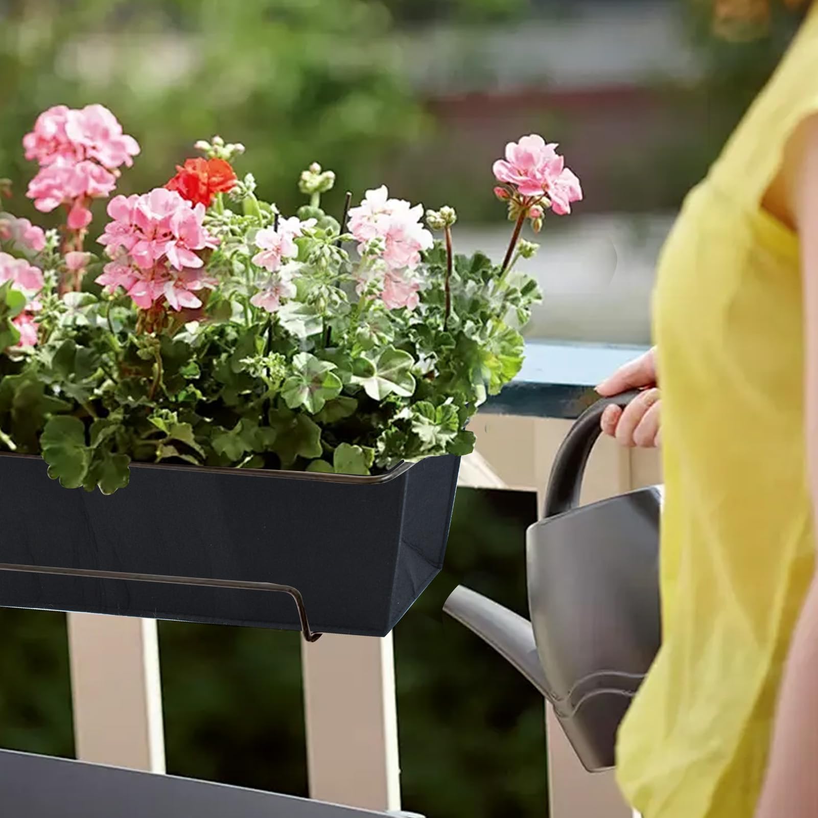 Fantang 4PCS window box liner showing dimensions