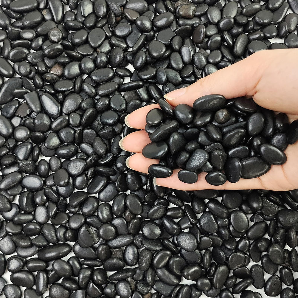 FANTIAN 10 lbs black pebbles in packaging