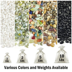 FANTIAN black pebbles displayed in a decorative bowl
