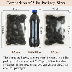 FANTIAN Black River Rocks 5 lbs packaging