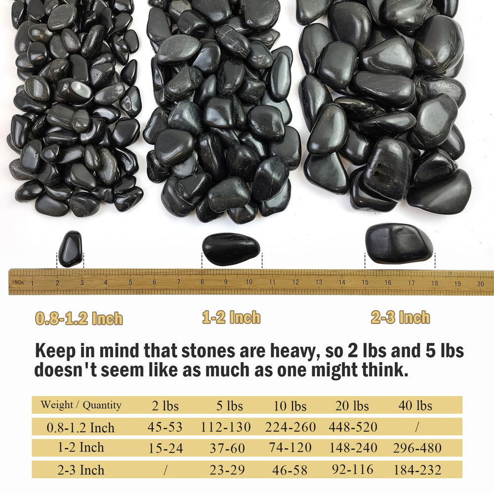 FANTIAN black river rocks packed for sale
