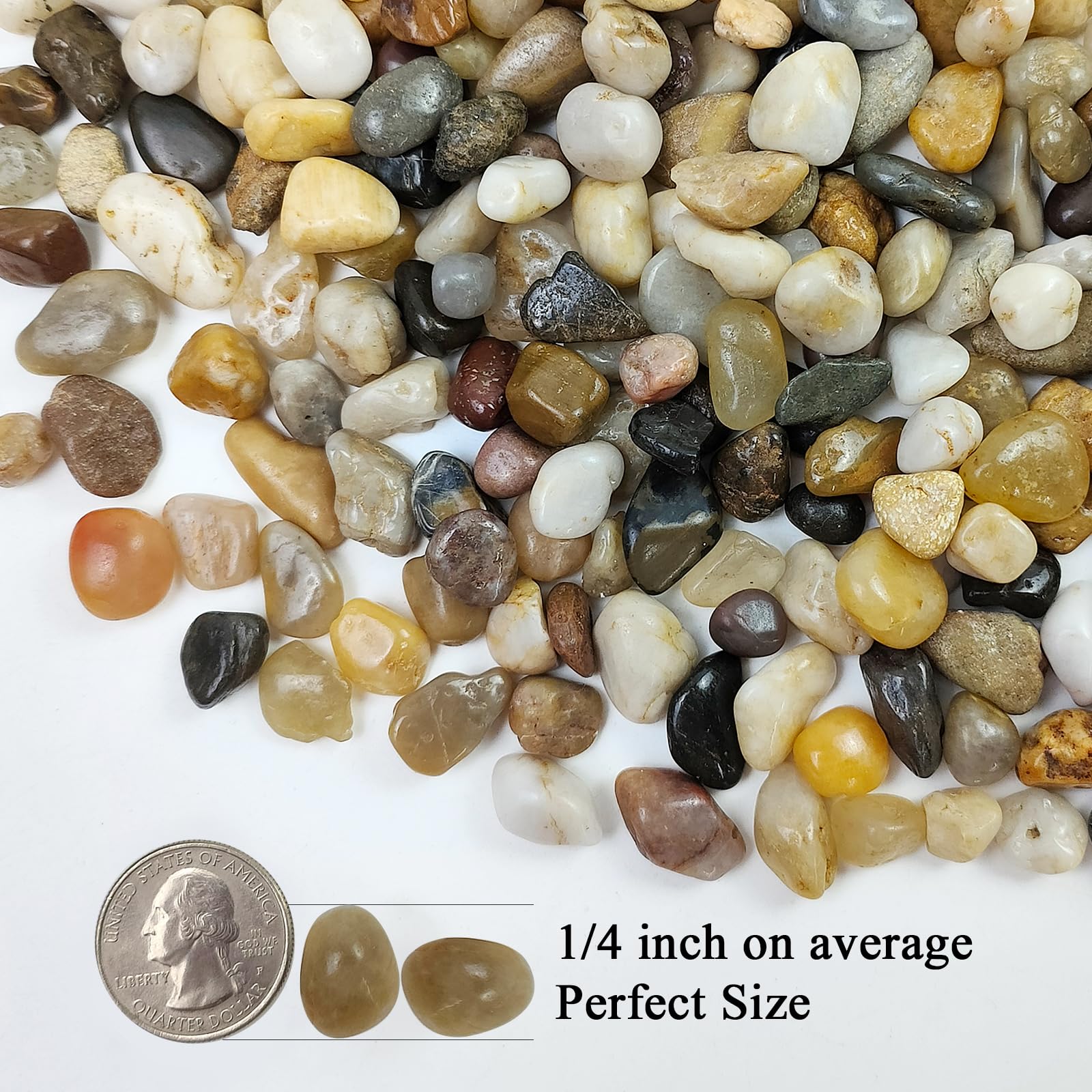 FANTIAN natural gravel before cleaning, showing texture