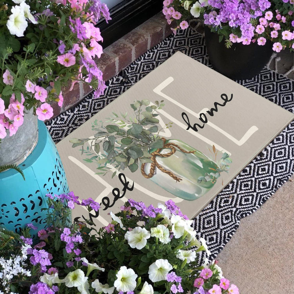 Faptoena doormat showing water absorption test