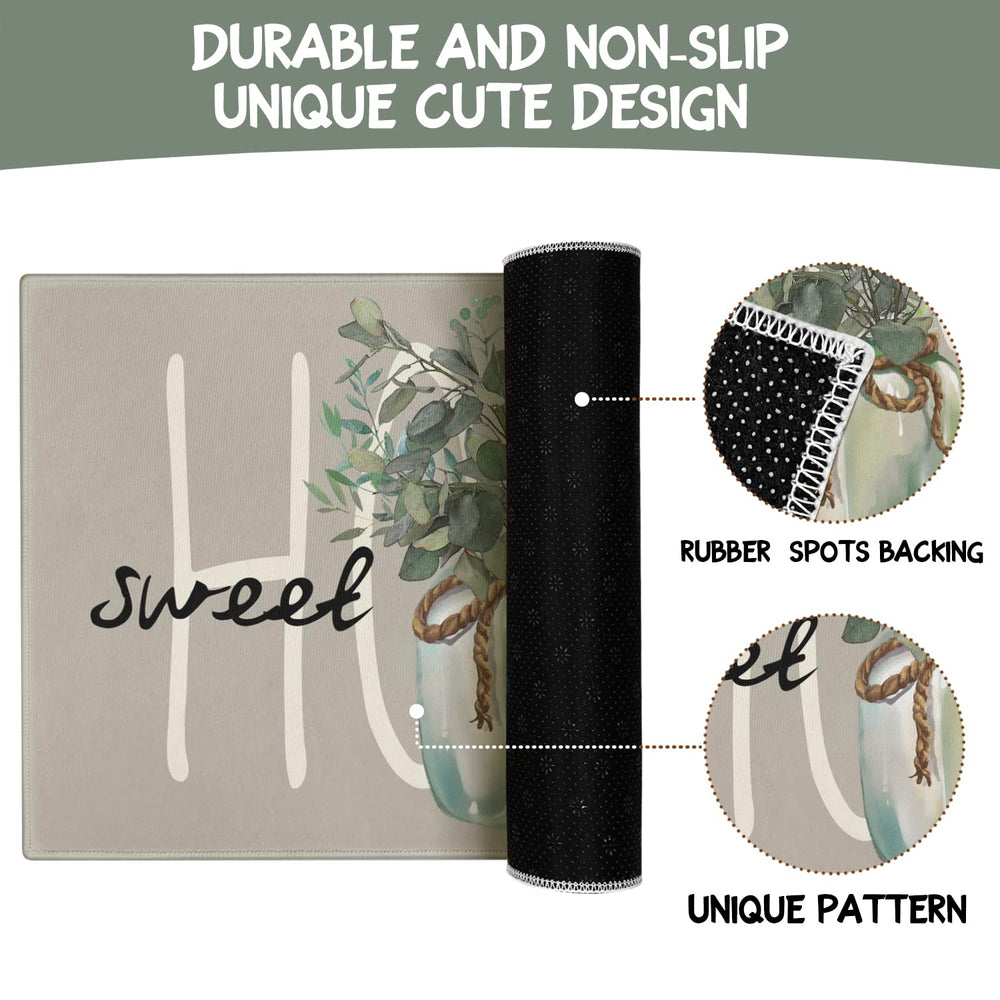 Faptoena doormat with 'Home Sweet Home' design