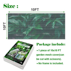FARAER Garden Barrier Netting 10x10ft showing fine mesh detail